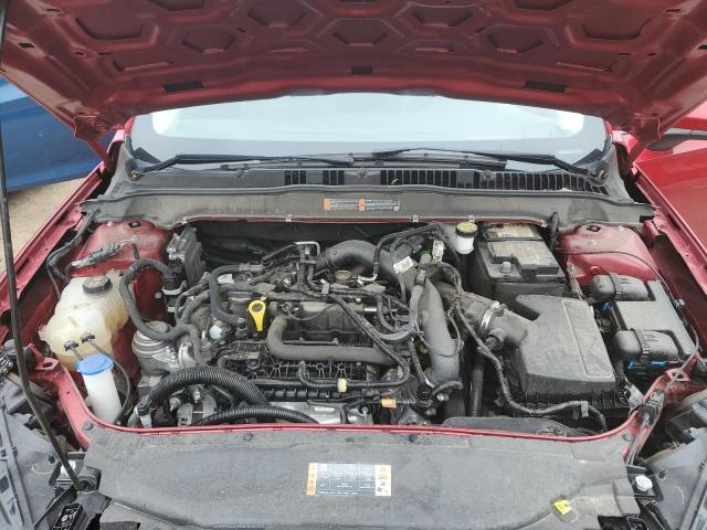 3FA6P0HD9LR225136 - 2020 FORD FUSION SE RED photo 11