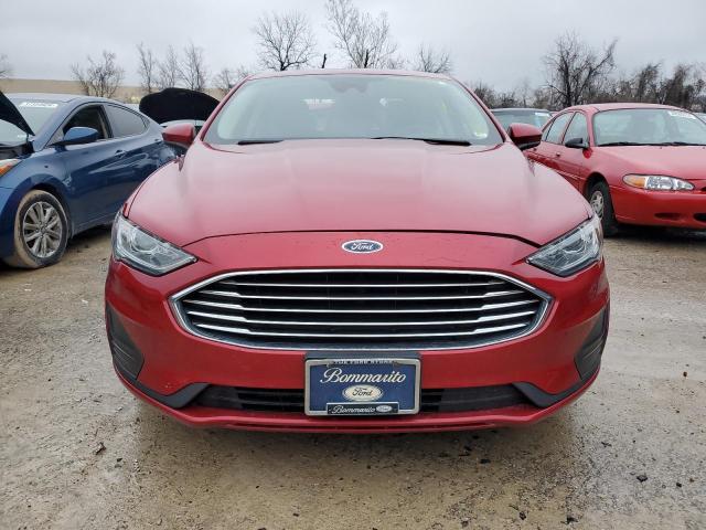 3FA6P0HD9LR225136 - 2020 FORD FUSION SE RED photo 5