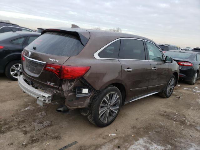 5J8YD4H58KL021938 - 2019 ACURA MDX TECHNOLOGY BROWN photo 3