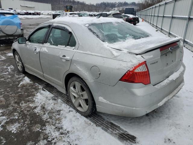 3FAHP0DC3BR255592 - 2011 FORD FUSION SPORT SILVER photo 2