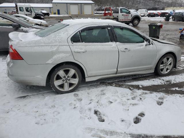 3FAHP0DC3BR255592 - 2011 FORD FUSION SPORT SILVER photo 3