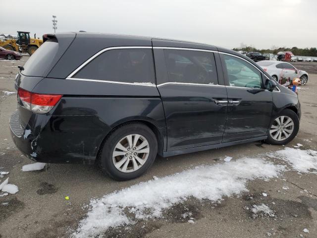 5FNRL5H60FB079524 - 2015 HONDA ODYSSEY EXL BLACK photo 3