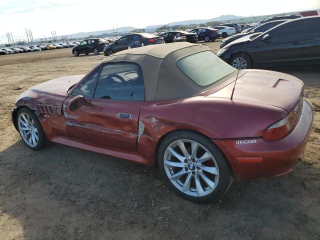 WBACH9340YLG05283 - 2000 BMW Z3 2.3 BURGUNDY photo 2