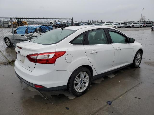 1FAHP3H24CL244412 - 2012 FORD FOCUS SEL WHITE photo 3