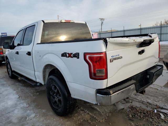 1FTEW1EF9GKF99843 - 2016 FORD F150 SUPERCREW WHITE photo 2