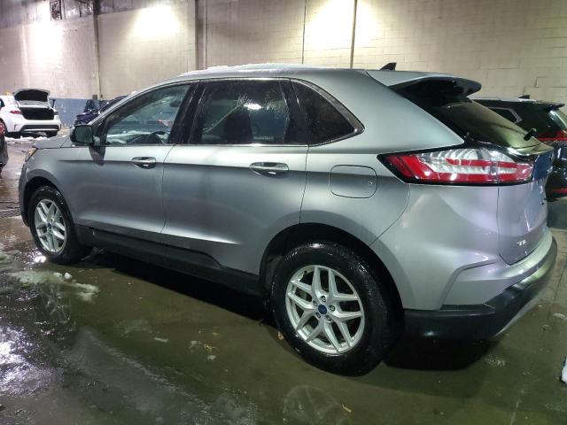 2FMPK3J99MBA00179 - 2021 FORD EDGE SEL SILVER photo 2