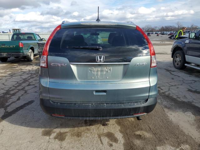 2HKRM4H73CH628050 - 2012 HONDA CR-V EXL BLUE photo 6