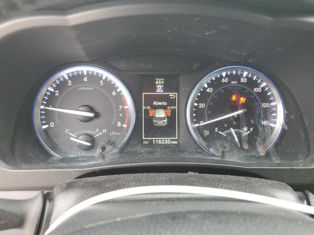 5TDKKRFH6GS135768 - 2016 TOYOTA HIGHLANDER XLE WHITE photo 9