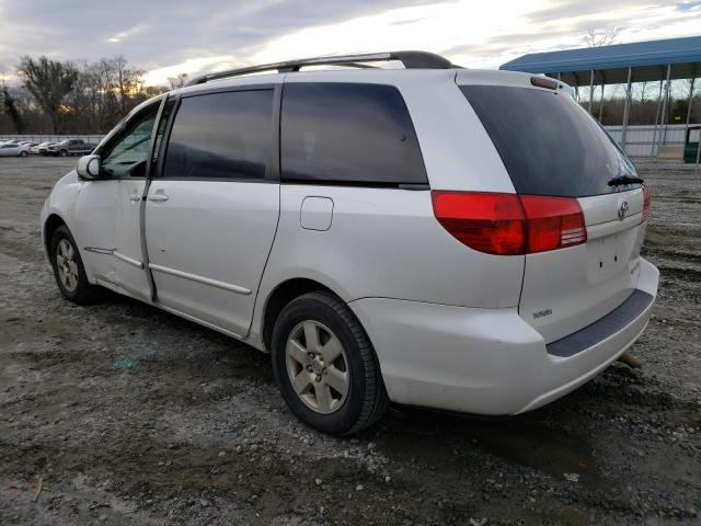 5TDZA22C34S063619 - 2004 TOYOTA SIENNA XLE WHITE photo 2