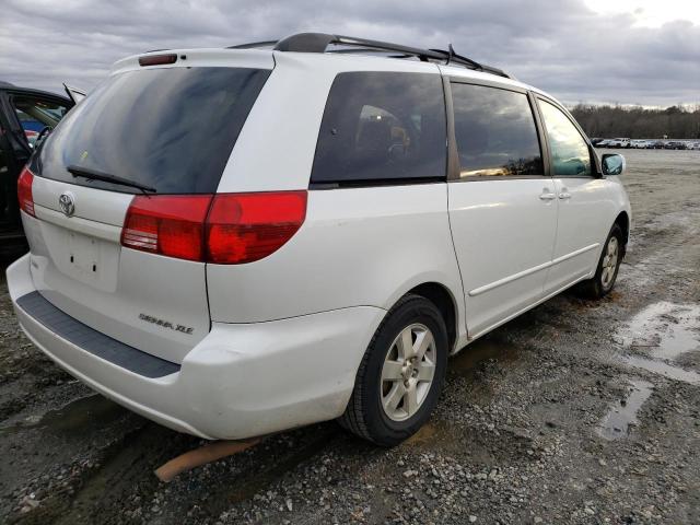 5TDZA22C34S063619 - 2004 TOYOTA SIENNA XLE WHITE photo 3