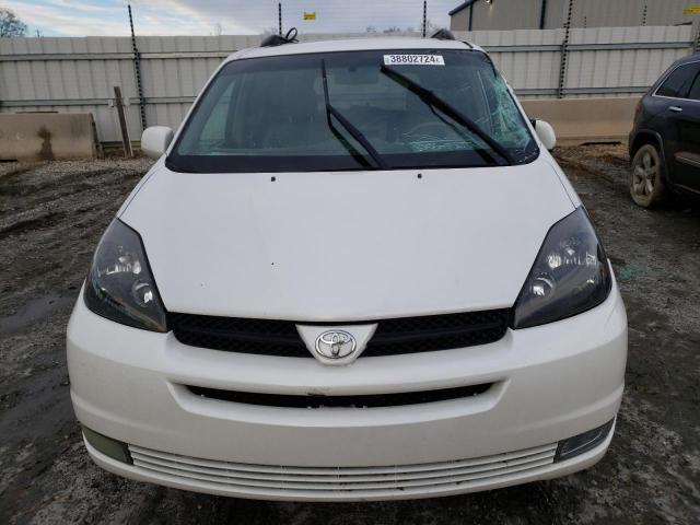 5TDZA22C34S063619 - 2004 TOYOTA SIENNA XLE WHITE photo 5