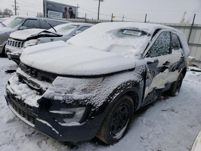 1FM5K8ARXHGA79008 - 2017 FORD EXPLORER POLICE INTERCEPTOR BLACK photo 1