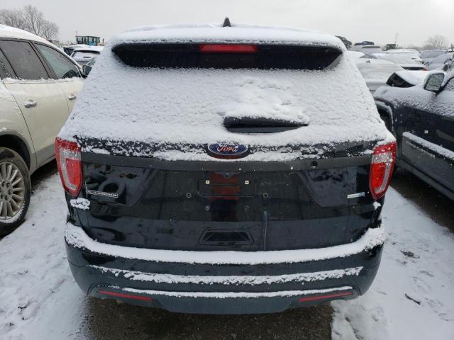 1FM5K8ARXHGA79008 - 2017 FORD EXPLORER POLICE INTERCEPTOR BLACK photo 6