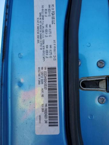 2C3CDXHG6GH165167 - 2016 DODGE CHARGER SXT BLUE photo 12