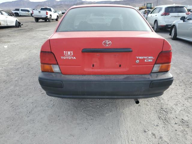 JT2AC52L2V0208333 - 1997 TOYOTA TERCEL CE RED photo 6