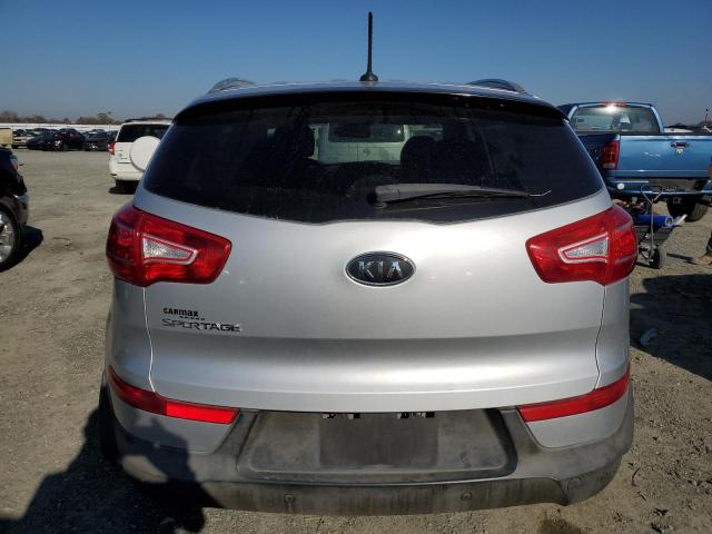 KNDPB3A2XC7273162 - 2012 KIA SPORTAGE BASE SILVER photo 6