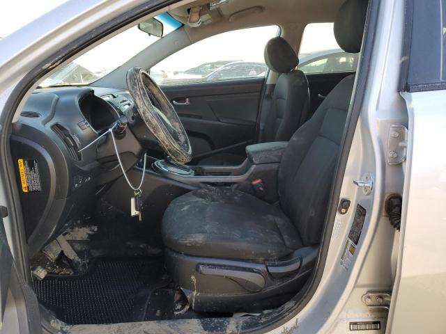 KNDPB3A2XC7273162 - 2012 KIA SPORTAGE BASE SILVER photo 7