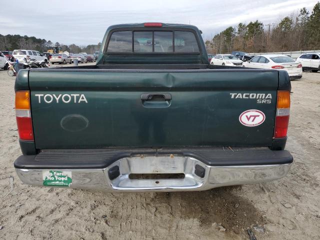 4TAWM72N2YZ631755 - 2000 TOYOTA TACOMA XTRACAB GREEN photo 6