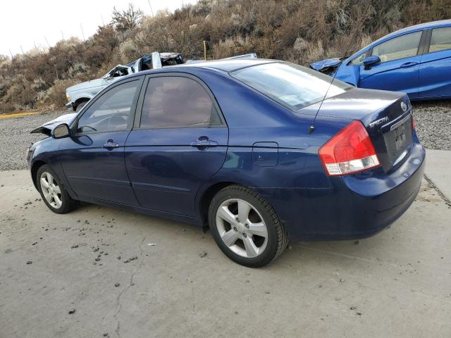 KNAFE222695636750 - 2009 KIA SPECTRA EX BLUE photo 2