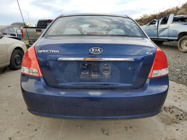 KNAFE222695636750 - 2009 KIA SPECTRA EX BLUE photo 6