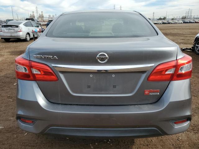 3N1AB7AP9HY305777 - 2017 NISSAN SENTRA S GRAY photo 6