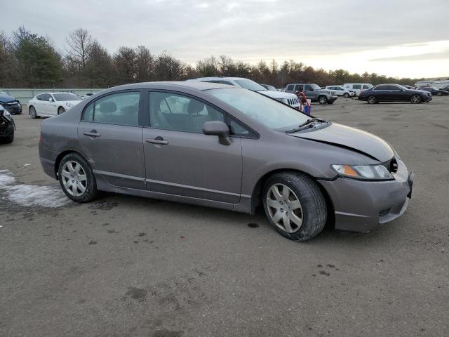 2HGFA16549H540526 - 2009 HONDA CIVIC LX GRAY photo 4