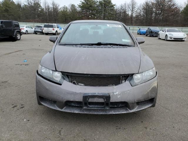 2HGFA16549H540526 - 2009 HONDA CIVIC LX GRAY photo 5