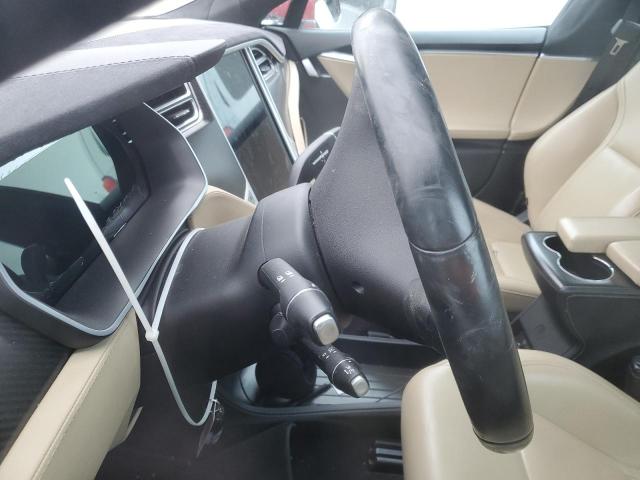 5YJSA1H23EFP65388 - 2014 TESLA MODEL S ბურგუნდია ფოტო 9