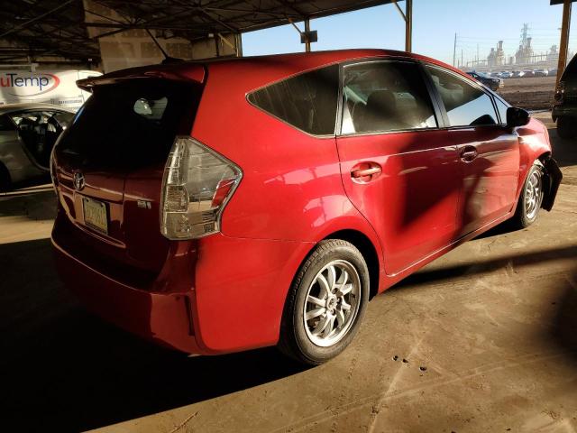 JTDZN3EU3D3267160 - 2013 TOYOTA PRIUS V RED photo 3