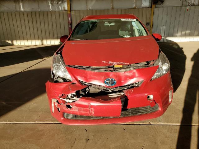 JTDZN3EU3D3267160 - 2013 TOYOTA PRIUS V RED photo 5