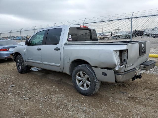 1N6BA0ED0CN326449 - 2012 NISSAN TITAN S SILVER photo 2