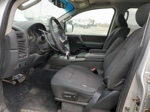 1N6BA0ED0CN326449 - 2012 NISSAN TITAN S SILVER photo 7