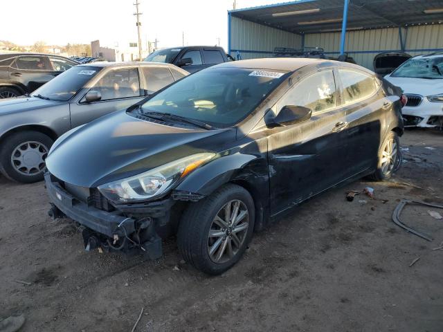 KMHDH4AE6FU302899 - 2015 HYUNDAI ELANTRA SE BLACK photo 1