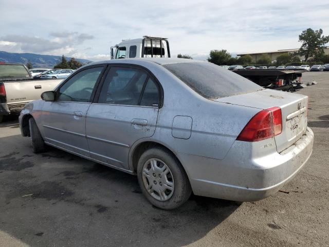 2HGES16501H523171 - 2001 HONDA CIVIC LX SILVER photo 2