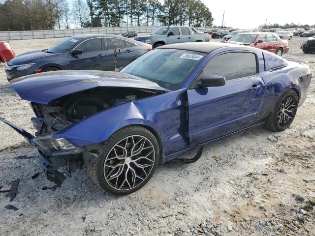 1ZVBP8AM0D5229773 - 2013 FORD MUSTANG BLUE photo 1