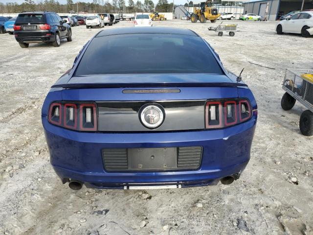 1ZVBP8AM0D5229773 - 2013 FORD MUSTANG BLUE photo 6