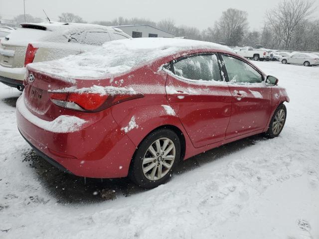 KMHDH4AE5EU067460 - 2014 HYUNDAI ELANTRA SE RED photo 3