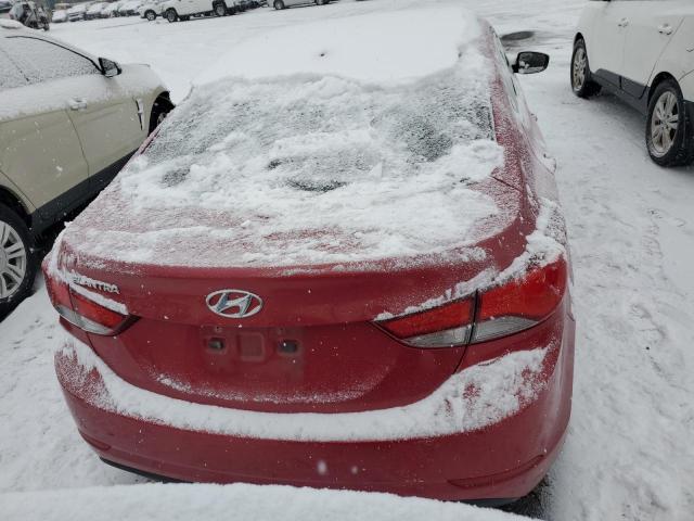 KMHDH4AE5EU067460 - 2014 HYUNDAI ELANTRA SE RED photo 6