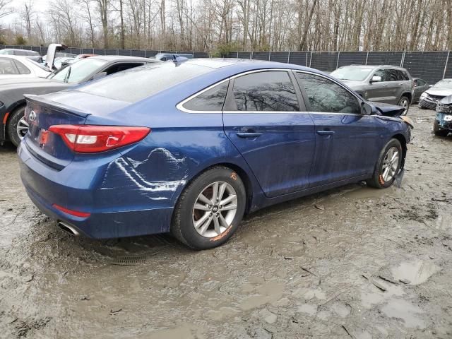 5NPE24AF0GH324170 - 2016 HYUNDAI SONATA SE BLUE photo 3