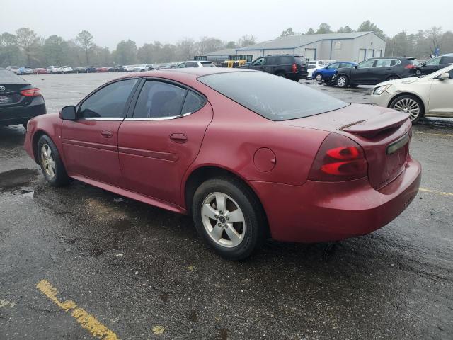 2G2WP552361160176 - 2006 PONTIAC GRAND PRIX MAROON photo 2