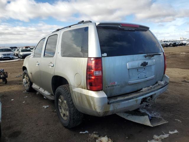 1GNSKBE09DR196052 - 2013 CHEVROLET TAHOE K1500 LT SILVER photo 2