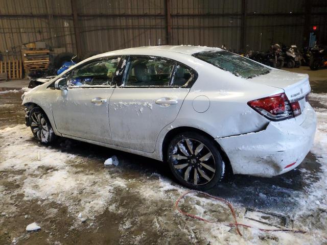 19XFB2F93EE204232 - 2014 HONDA CIVIC EXL თეთრი ფოტო 2