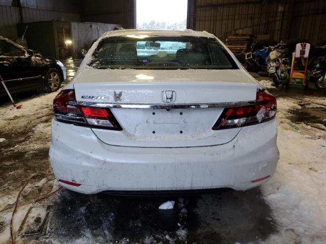 19XFB2F93EE204232 - 2014 HONDA CIVIC EXL თეთრი ფოტო 6