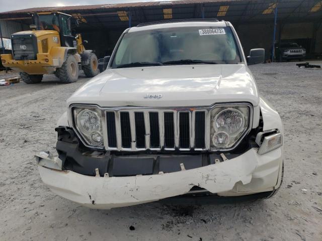 1J4PP5GK9AW164726 - 2010 JEEP LIBERTY LIMITED WHITE photo 5