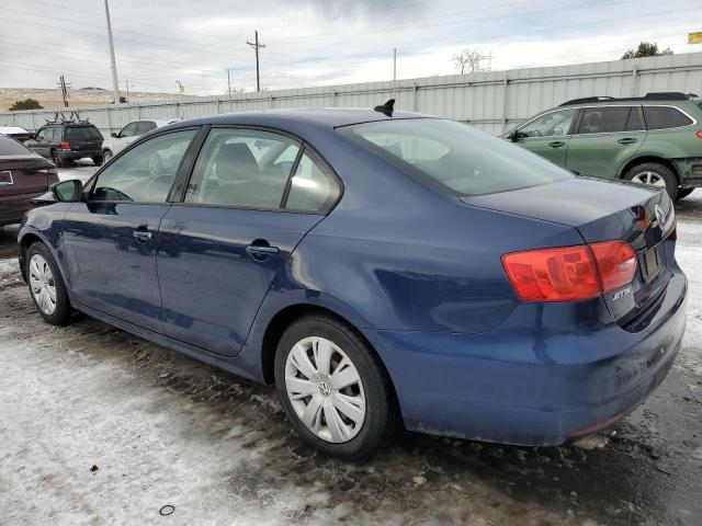 3VWD17AJ2EM413392 - 2014 VOLKSWAGEN JETTA SE BLUE photo 2