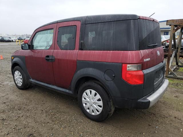 5J6YH18307L010417 - 2007 HONDA ELEMENT LX MAROON photo 2