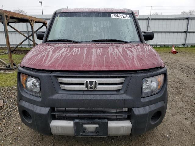 5J6YH18307L010417 - 2007 HONDA ELEMENT LX MAROON photo 5