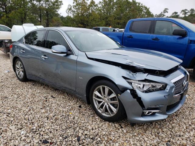 JN1EV7AP0HM735628 - 2017 INFINITI Q50 PREMIUM BLUE photo 4