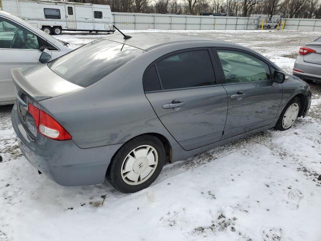 JHMFA362X9S016742 - 2009 HONDA CIVIC HYBRID GRAY photo 3