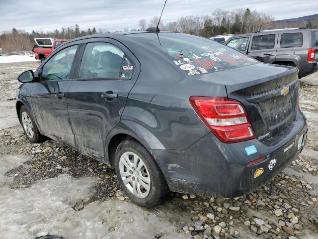 1G1JB5SB9K4135606 - 2019 CHEVROLET SONIC LS 灰色 照片 2